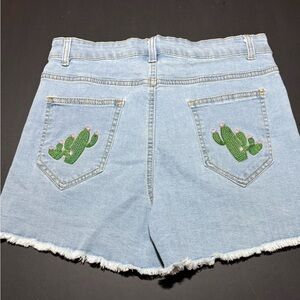 Light Blue Denim jean shorts